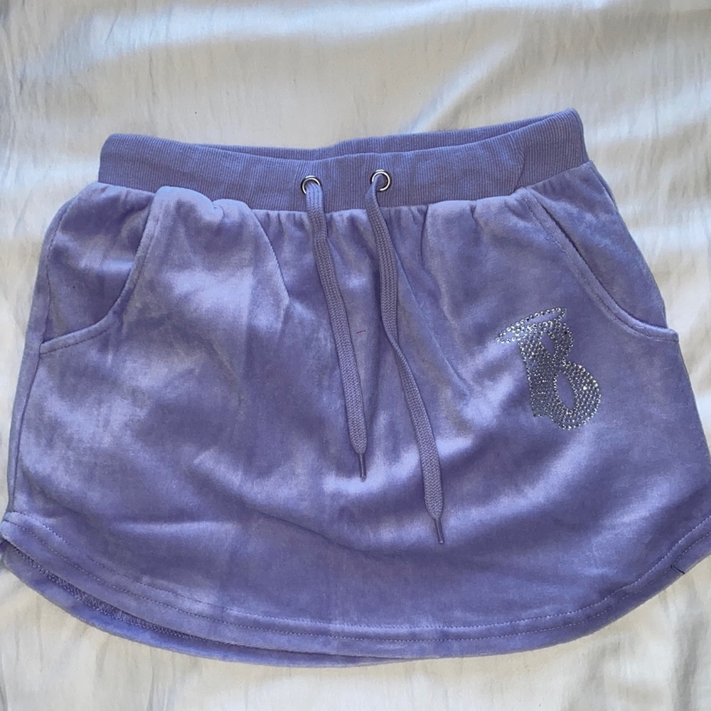 BRATZ mini velour skirt